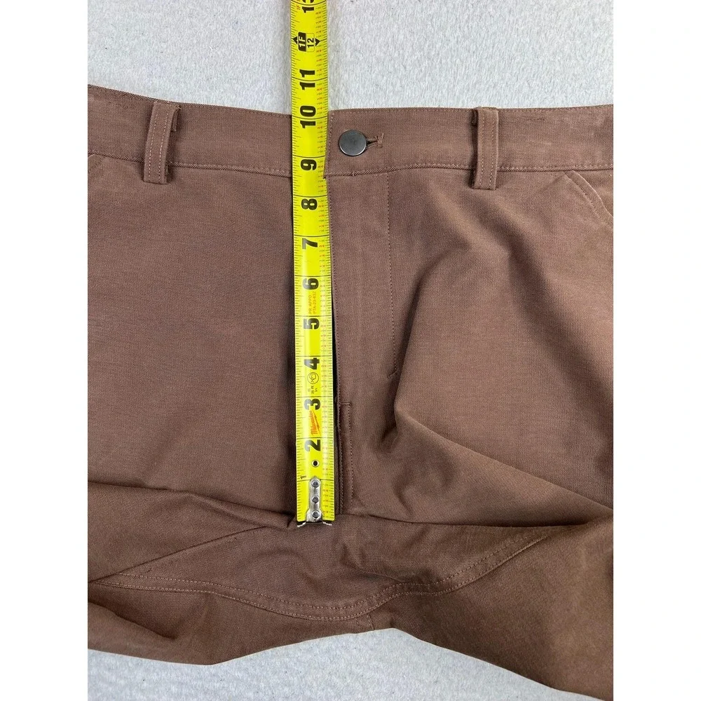 Lululemon ABC Classic Pants Men's 34x30 Brown Utilitech Performance Casual